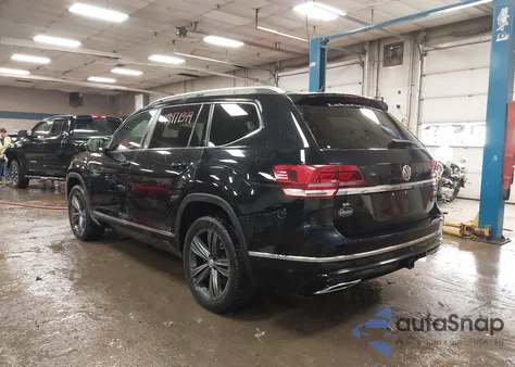 2019 Volkswagen Atlas 3.6L V6 Se W/Technology R-Line из США, поврежденный, VIN 1V2XR2CA8KC565293